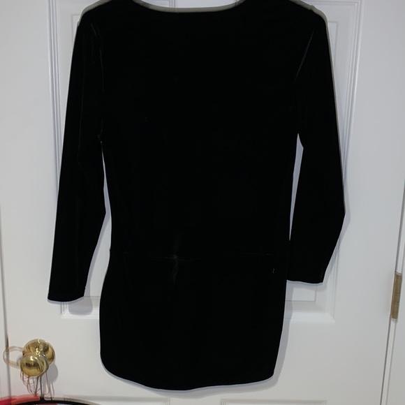 Velveteen feel and look size XS long sleeve top - Picture 3 of 5
